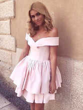 Tiered Homecoming Dress With Ruffles SYH78