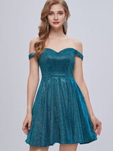 Off The Shoulder Sweetheart A Line Lace Up Short Homecoming Dresses