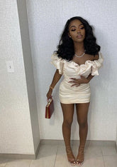 Vestido ajustado y sexy para fiesta, ideal para una cita nocturna o un baile de bienvenida (modelo Y328)