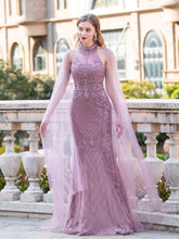 Baoleely Mermaid / Trumpet Luxurious Formal Evening Dresses Sleeveless Floor Length Prom Dresses