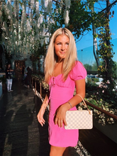 Vestido de fiesta de bienvenida con mangas abullonadas, vestido informal de verano Y3018