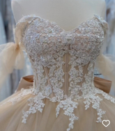 Vestido de baile de tul y encaje corte A para quinceañera Y4013