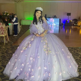 Impresionante vestido de baile con apliques de tul, vestido de princesa, vestido para quinceañera Y6758