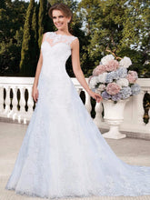 Elegante apliques Vestido De Noiva Sexy espalda descubierta Vestidos De Novia tren desmontable Vestidos De Novia bata De encaje De Mariée