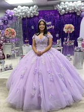 Robe de bal de princesse violette Y7185