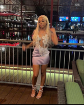 Vestido sexy para el 22 cumpleaños, ideal para fiestas de bienvenida, para chicas negras Y1277