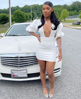 Robe classique de remise de diplômes, robe de soirée blanche courte à col en V profond, collection 2005