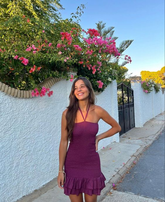 Sexy Halter Neckline Tight Dress Homecoming Dress Y7040