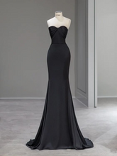 Black Mermaid Long Prom Dress,Charming Evening Dress Y2038