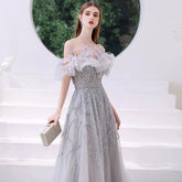 Robe de soirée trapèze Baoleely pour femme, tenue de bal sexy et perlée, longue et élégante