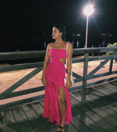 Classy Sheath Evening Dress With Split Gala Dress Y5173