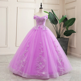 Purple Quinceanera Dress Classic Princess Ball Gown Y299