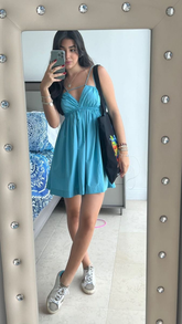 Vestido de fiesta de bienvenida corte A, vestido de playa Y2760