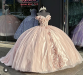 Robe de bal rose brillant pour quinceañera, robe de soirée ornée d'appliqués, robe de 16 ans Y2567