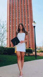 Cute White Graduation Dress White Homecoming Dress Y2162