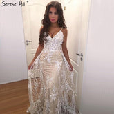 Vestido de noche blanco hecho a mano con flores y perlas, sexy, 2025, sin mangas, sirena, de lujo, con encaje, formal, foto real LA60711