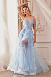 Robe de bal brodée de fleurs