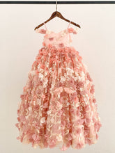 Vestido largo de tul de corte A (2003227607)