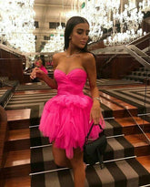 Vestido corto sexy para fiesta de bienvenida, vestido de graduación Y1332