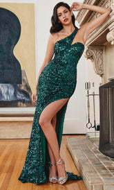 Robe de bal classique à sequins découpés