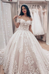 Vestidos de novia de lujo estilo princesa | Vestidos de novia de encaje