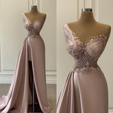 Robe de soirée longue sirène asymétrique, robe de bal charmante Y519