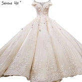 Robe de mariée vintage luxueuse sans manches à fleurs colorées, robe de mariée personnalisée à la mode