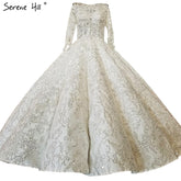 Luxury Diamond Sequined Sparkly Sexy Wedding Dresses 2025 High-end Custom