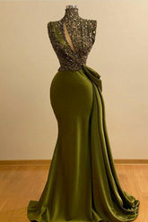 Sparkly Green Sequins Mermaid Prom Dresses