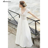 Baoleely Wedding Dress New Style Backless Sexy Bridal