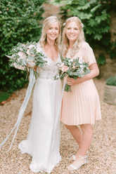 Vestidos de novia modestos con escote en V profundo, espalda descubierta, estilo playa WD539