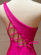 Robe de bal longue sirène asymétrique
