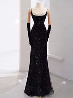 Robe de bal longue sirène, nouveauté, robe de soirée fendue sexy Y6660