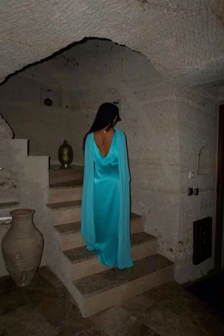 Elegante vestido largo de fiesta de un solo hombro, vestido de noche de satén Y7860