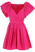 Vestido de fiesta rosa fucsia corte A, conjunto de moda Y2530