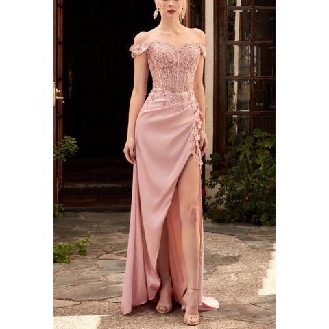 Vestido de noche largo con escote en forma de corazón, tirantes finos y lentejuelas