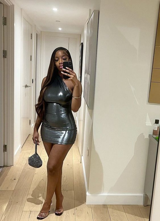 Robe de soirée sexy pour jeunes filles noires, robe courte de bal de promo, robe cocktail Y1874