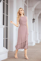 Robe de soirée deux pièces Sunnderly, coupe trapèze, pour la mère de la mariée, référence SY28072