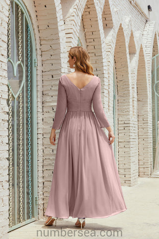 Baoleely Bridesmaid Dress Chiffon Formal Party Dress Evening Dress 28016