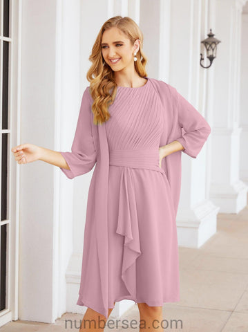 Vestidos de la madre de la novia de Sunderly, vestido de graduación, vestido plisado informal SY28065