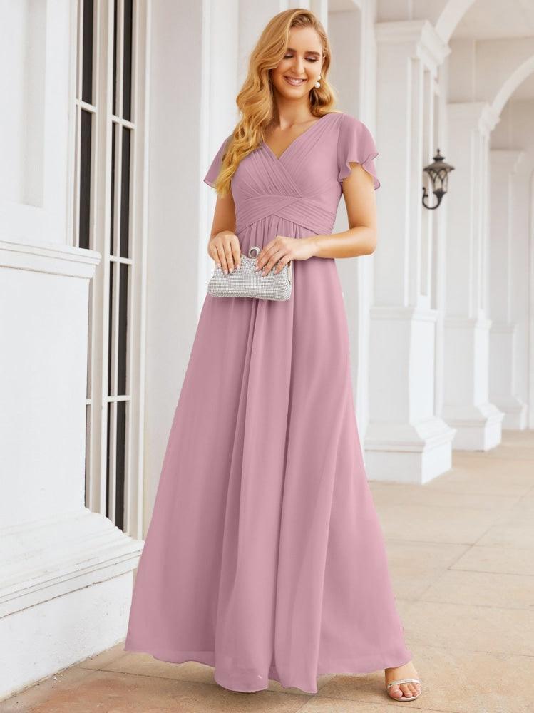 Vestidos de fiesta formales Baoleely para madre de la novia, con mangas cortas, vestido de dama de honor 28047 