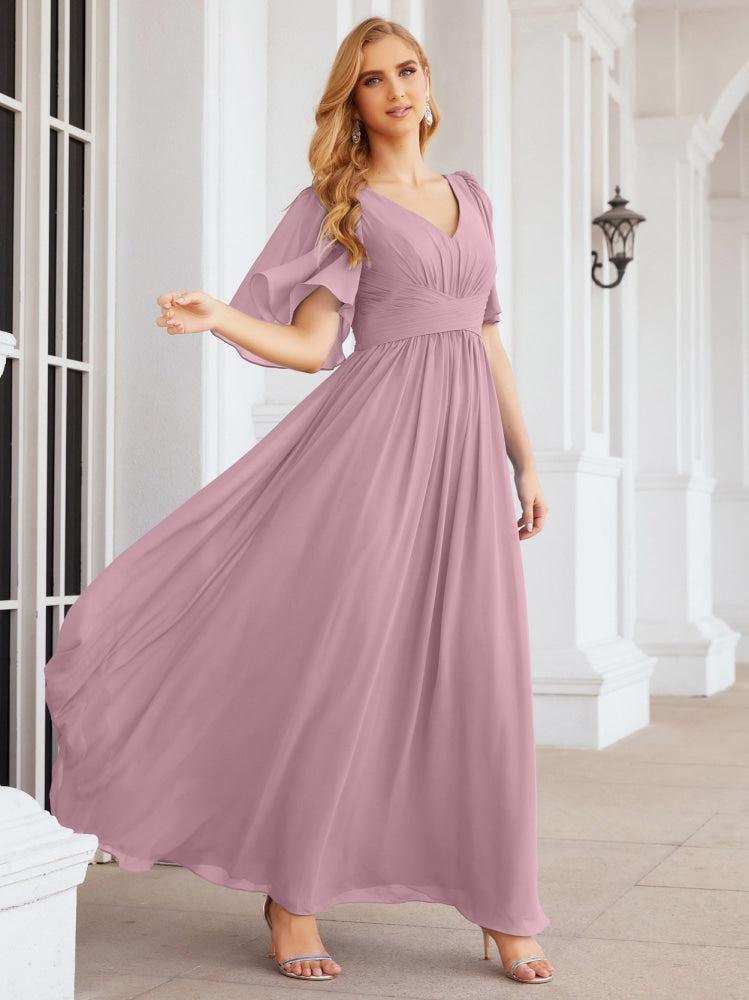 Vestidos de dama de honor para mujer, vestido largo de fiesta para boda o graduación 28068