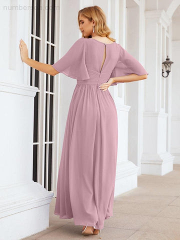 Vestidos de dama de honor para mujer, vestido largo de fiesta para boda o graduación 28068