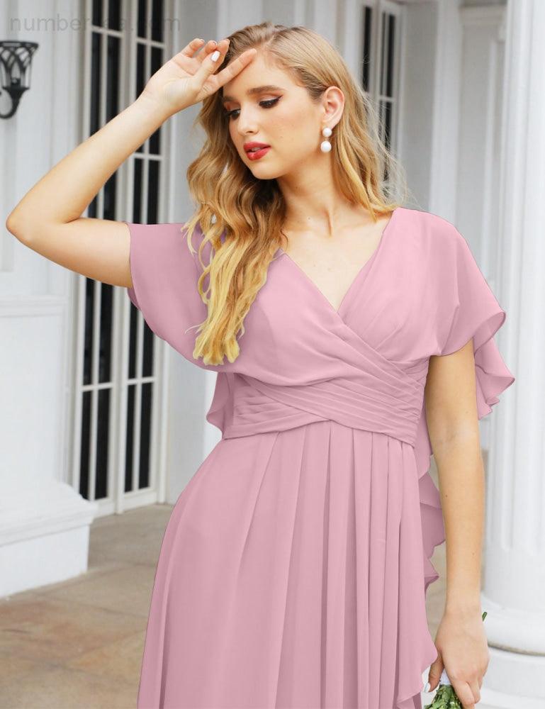 Baoleely Bridesmaid Dresses Backless Formal Prom Gowns for Evening Party Mother of The Bride Dress 28040