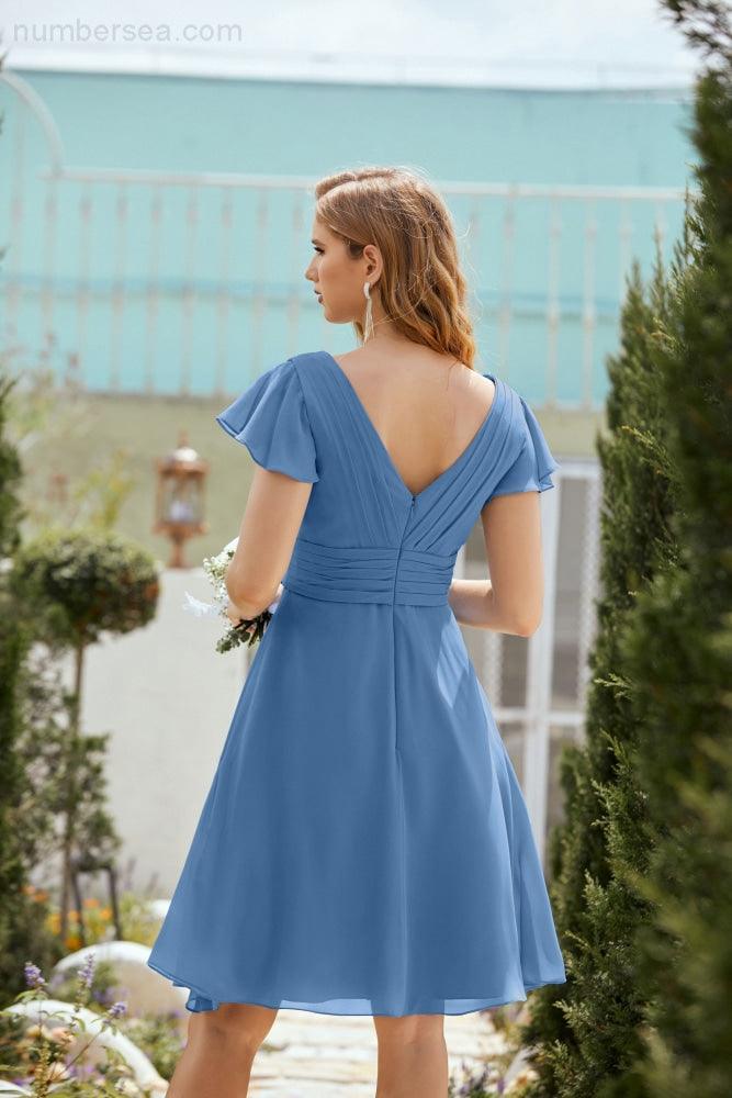 Robe de soirée mi-longue, robe de cocktail formelle, robe de bal, 28013 