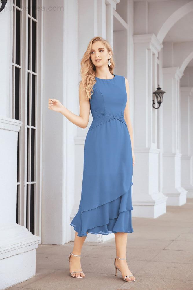 Robe de soirée deux pièces Sunnderly, coupe trapèze, pour la mère de la mariée, référence SY28072
