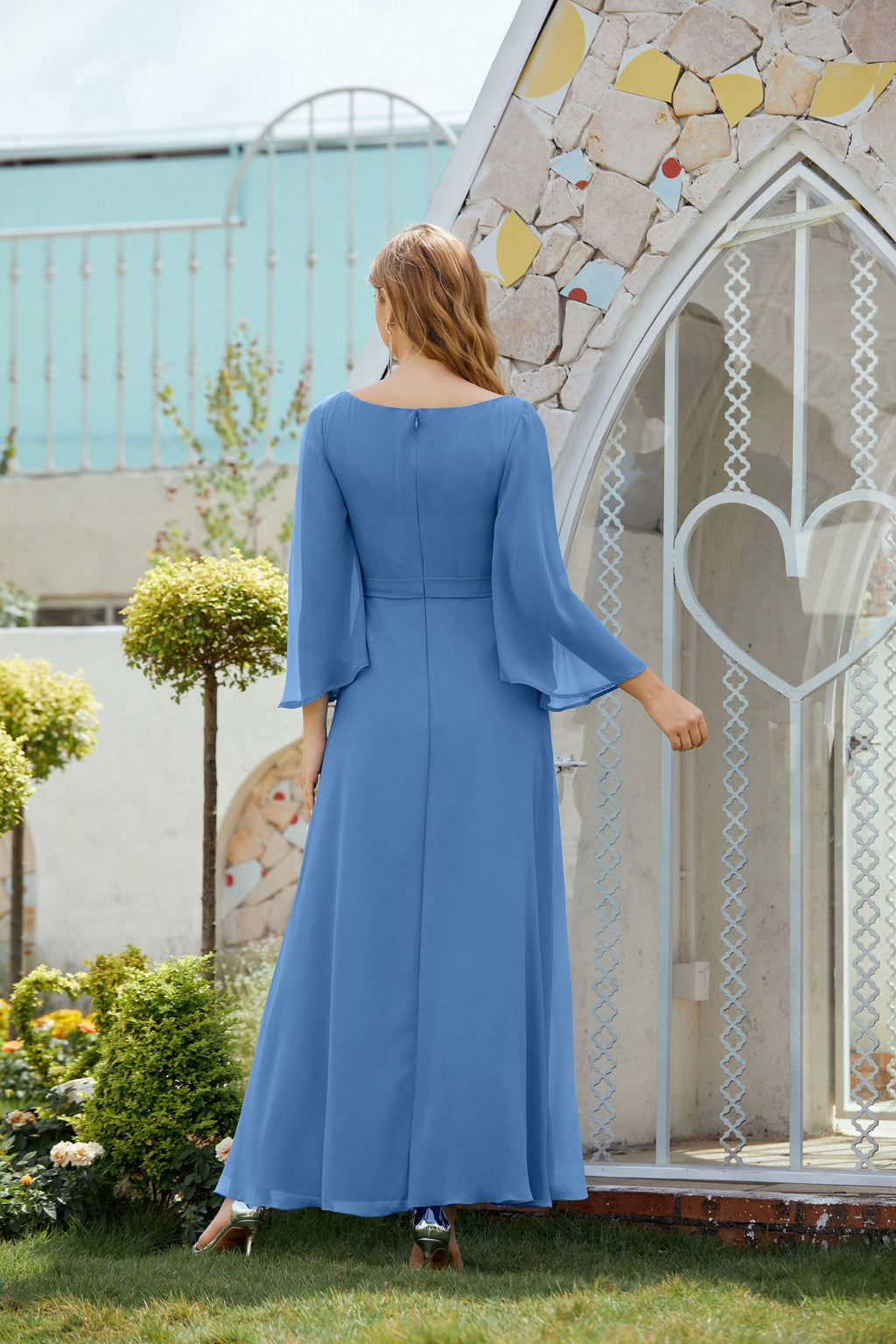 Vestidos de fiesta para la madre de la novia de Sunderly, vestido formal de graduación para invitada de boda SY28012
