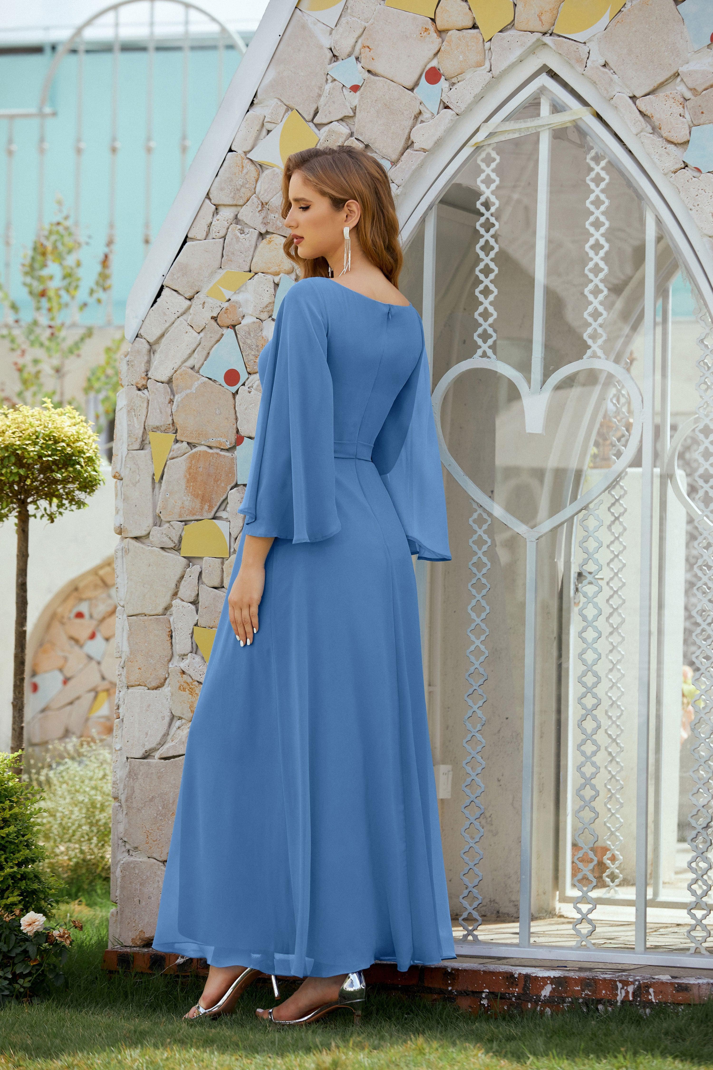 Vestidos de fiesta para la madre de la novia de Sunderly, vestido formal de graduación para invitada de boda SY28012