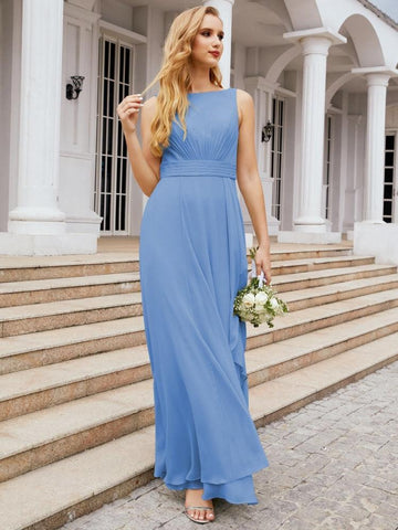 Vestidos de dama de honor Baoleely para boda, vestidos largos formales con volantes para baile de graduación 28039