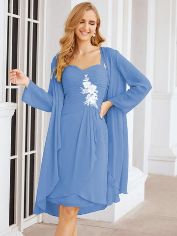 Vestidos de encaje para la madre de la novia y el novio de Sunderly, ideales para invitadas de boda (SY28066)